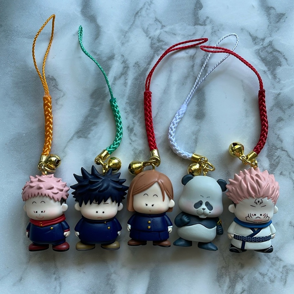 Jujutsu Kaisen Keychain chibi LOT - Itador, Megumi, Nobara, Panda, Sukuna